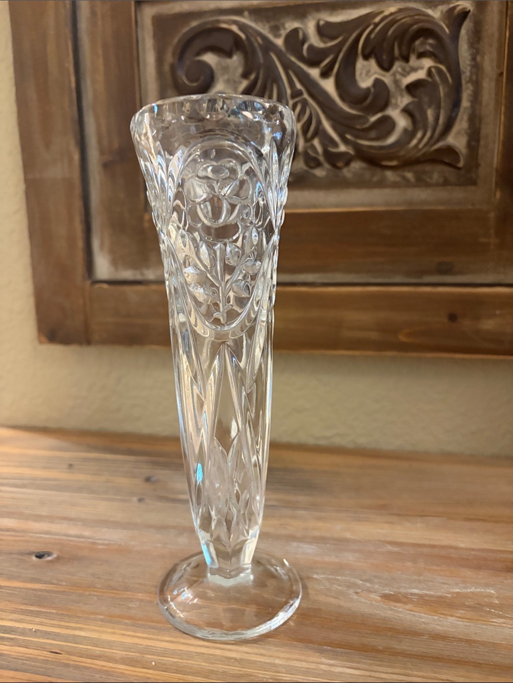 Lenox Rose Pattern Bud Vase